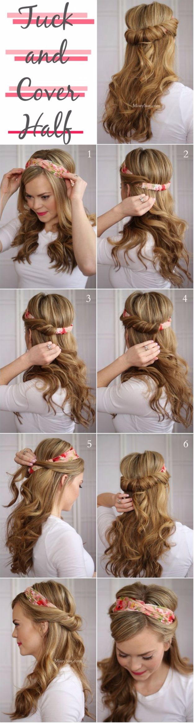 Tuck-and-Cover-Half-Up-Hairstyle